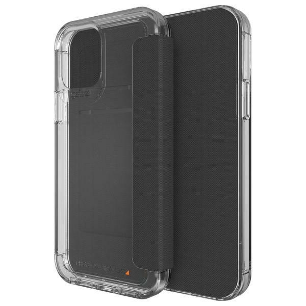 Maka tipa maciņš Gear4 D3O Wembley Flip Wallet iPhone 12 / 12 Pro caurspīdīgs