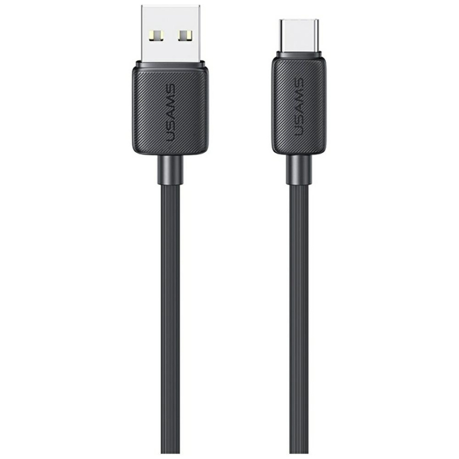 Kabelis USAMS KY Series US-SJ698 3A USB-C uz USB-A 3m melns