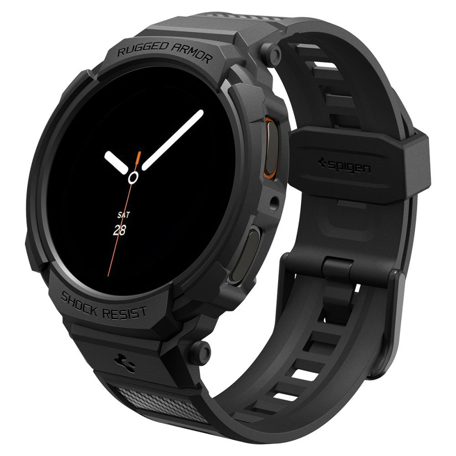 SPIGEN RUGGED ARMOR "PRO" SAMSUNG GALAXY WATCH 8 (40 MM) matēts melns