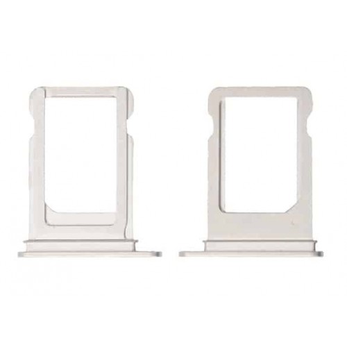 SIM Holder Saderīgs ar Apple iPhone Xs Max SIM card holder Sudrabs