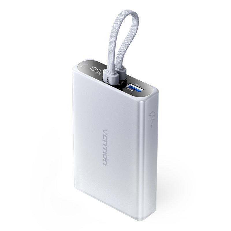 Vention portatīvais lādētājs 10000mAh, 22.5W, pelēks