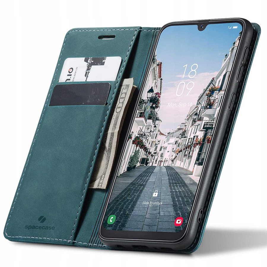 Spacecase maka maciņš Galaxy A50 zils