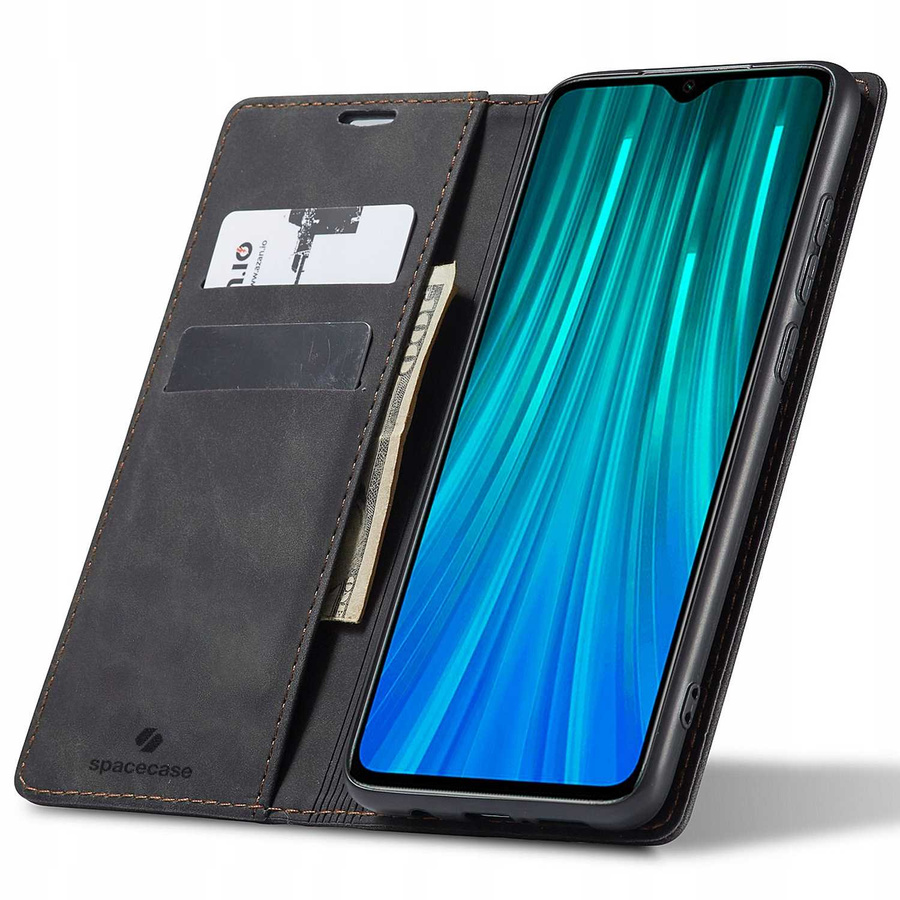 Spacecase maka maciņš Redmi Note 8 Pro melns