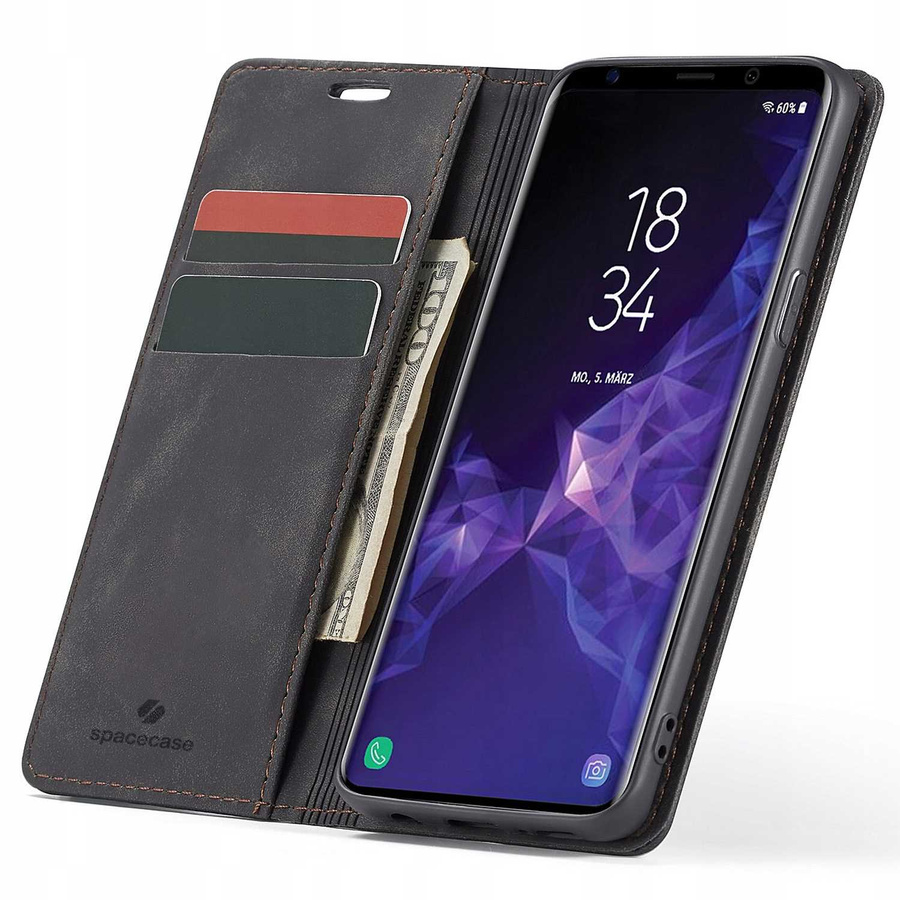 Spacecase maka maciņš Galaxy S9 melns