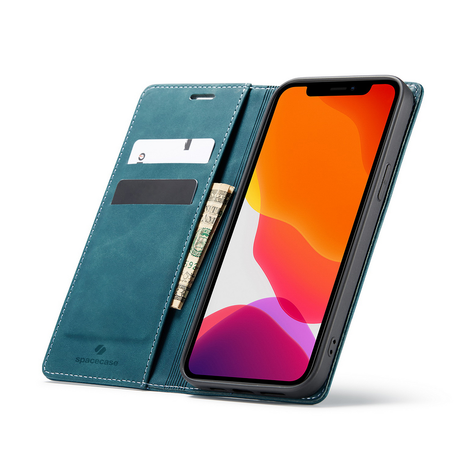 Spacecase maka maciņš iPhone 12 Pro Max zils