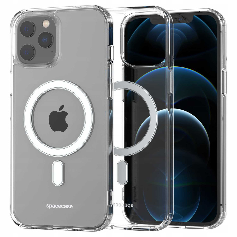 Spacecase caurspīdīgs MagSafe maciņš iPhone 12 Pro Max