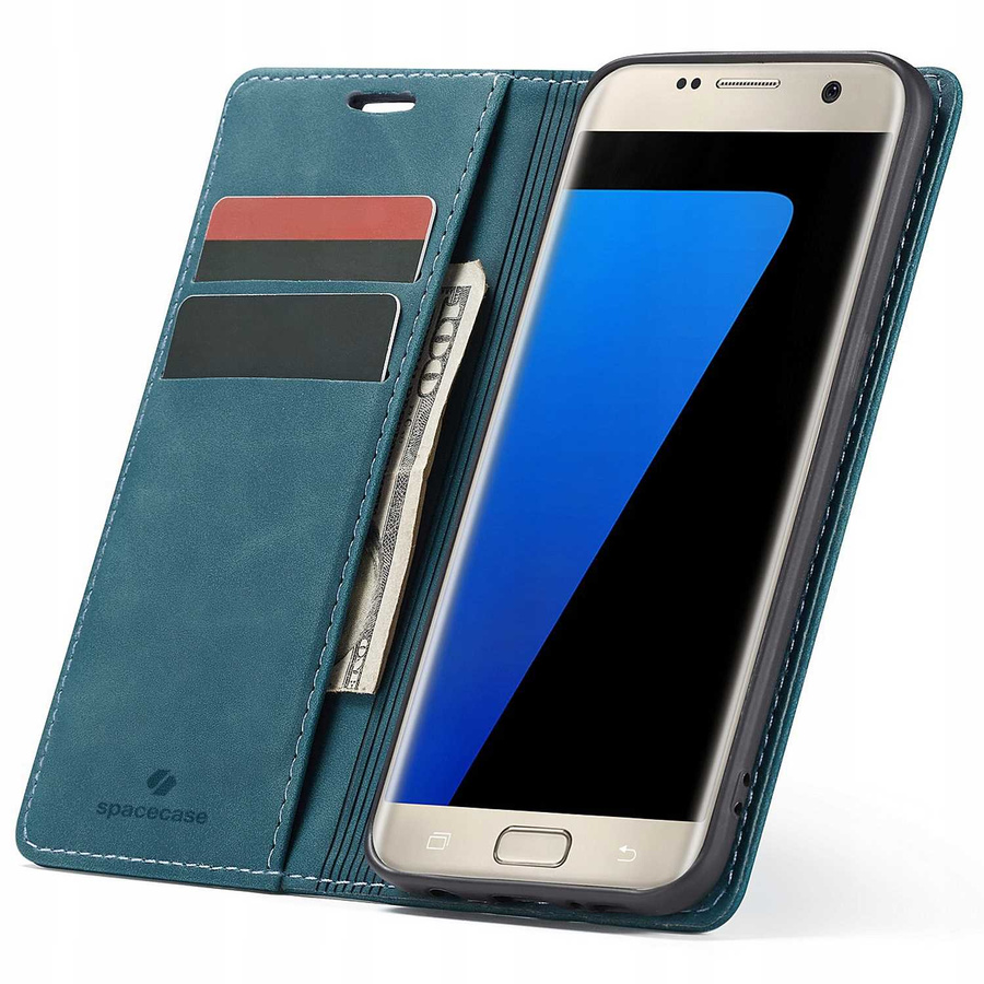 Spacecase maka maciņš Galaxy S7 Edge zils