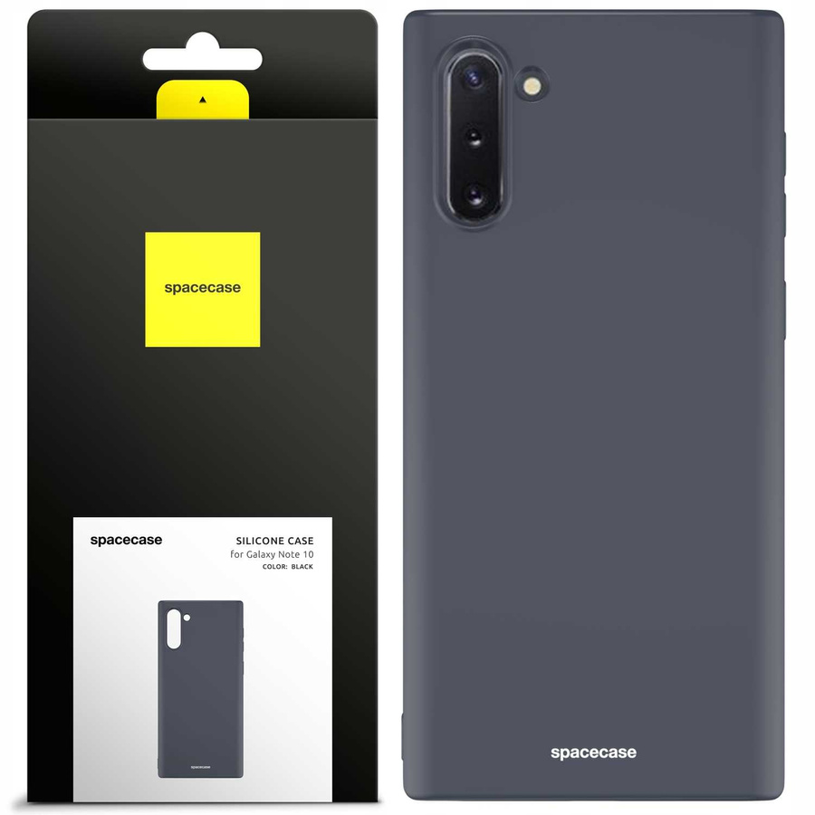 Spacecase Silikona maciņš Galaxy Note 10 melns