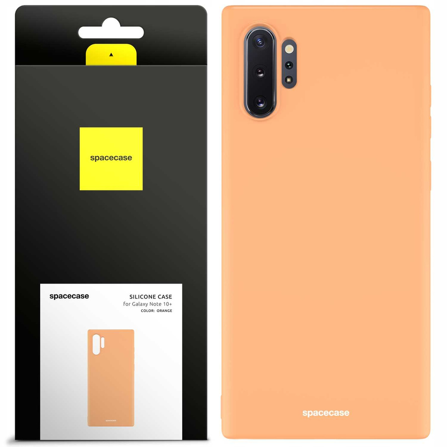 Spacecase Silikona maciņš Galaxy Note 10+ oranžs