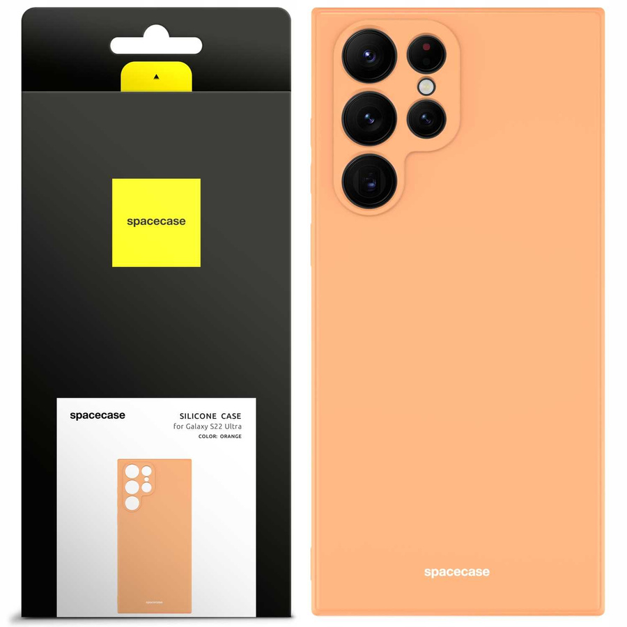 Spacecase silikona maciņš Galaxy S22 Ultra oranžs