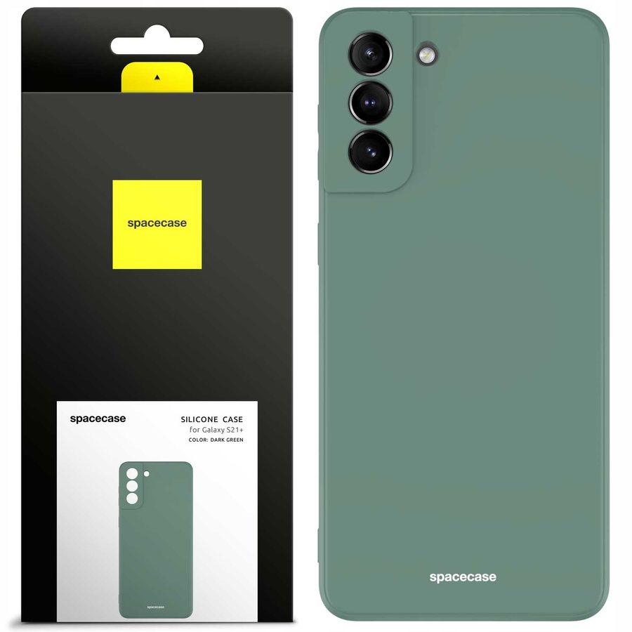 Spacecase silikona maciņš Galaxy S21+ tumši zaļš