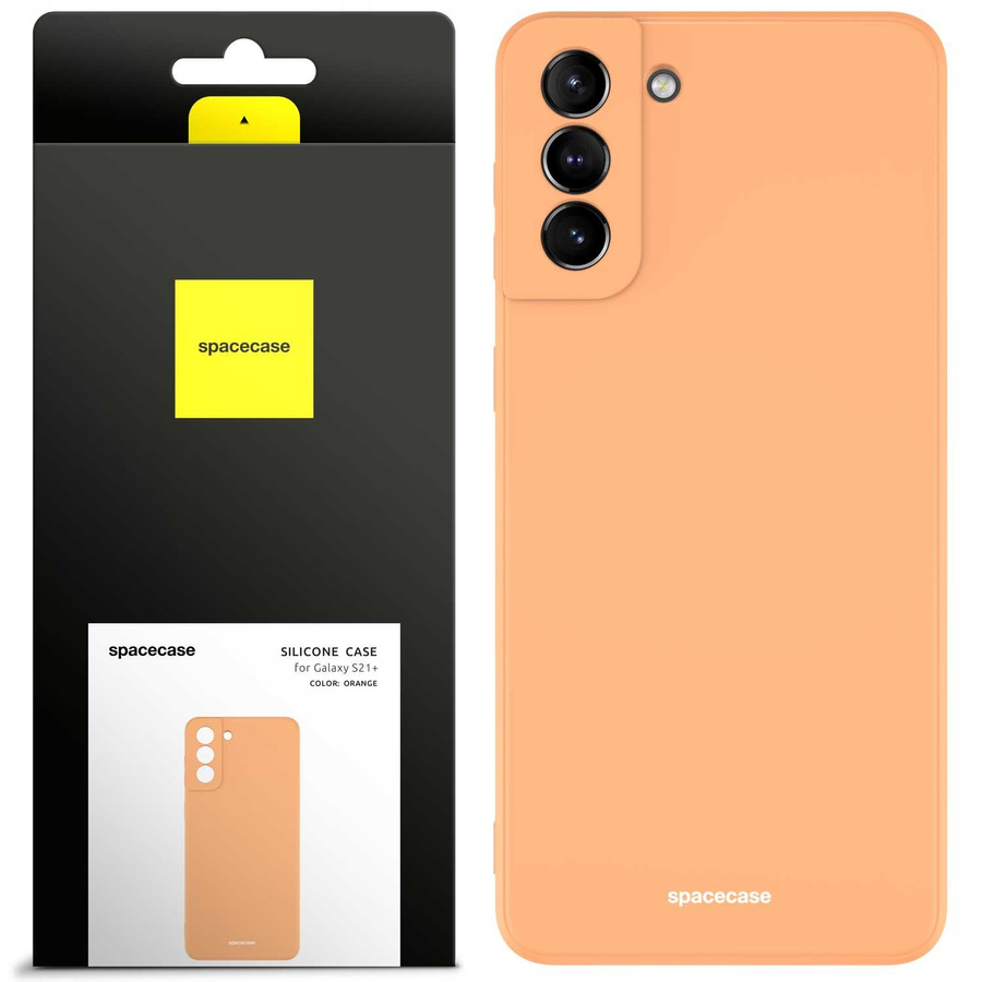 Spacecase silikona maciņš Galaxy S21+ oranžs