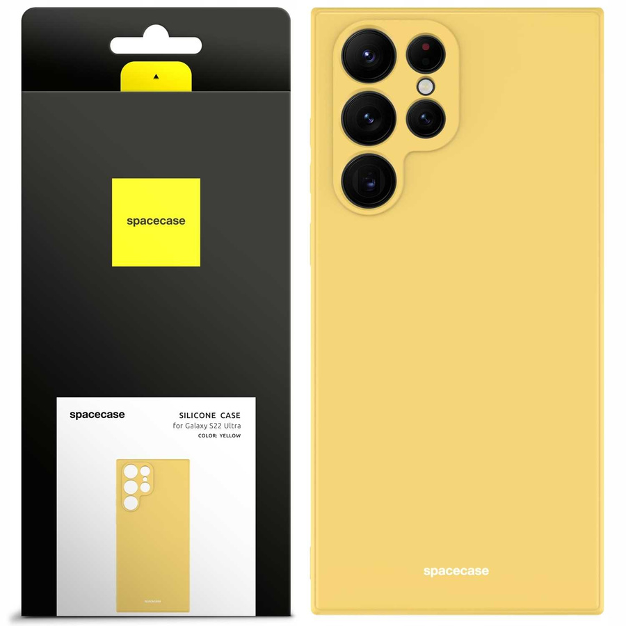 Spacecase silikona maciņš Galaxy S22 Ultra dzeltens