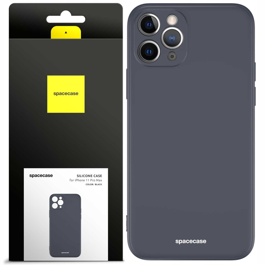 Spacecase silikona maciņš iPhone 11 Pro Max melns