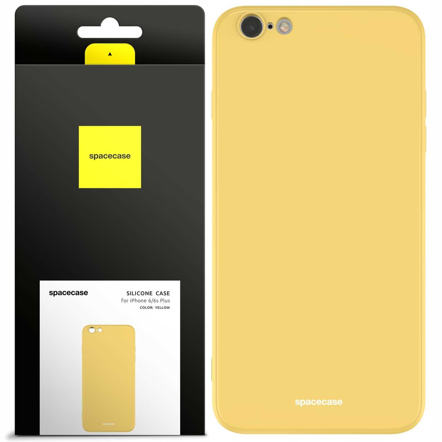 Spacecase silikona maciņš iPhone 6/6s Plus dzeltens