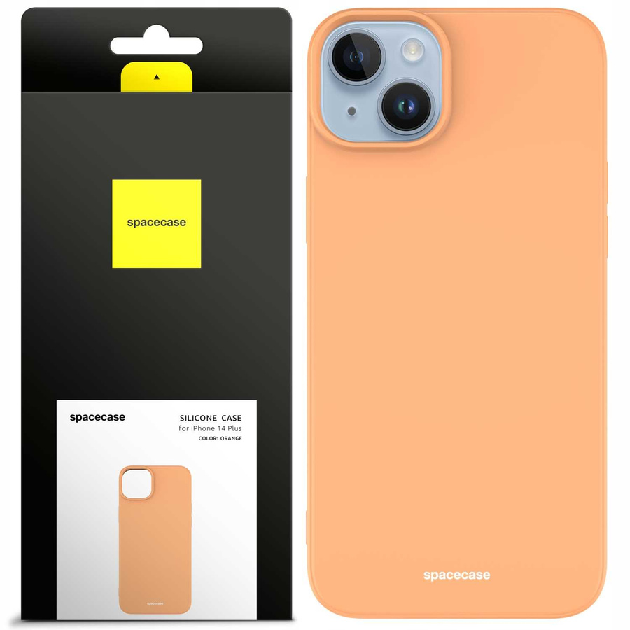 Spacecase silikona maciņš iPhone 14 Plus oranžs