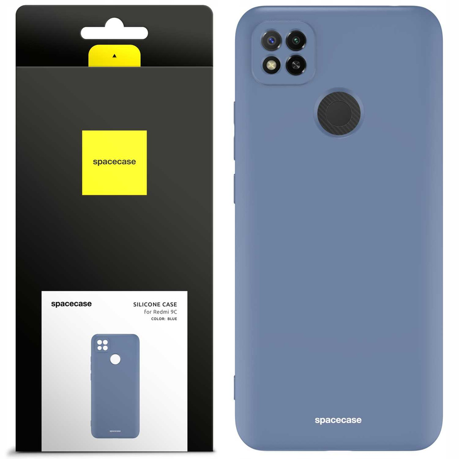 Spacecase silikona maciņš Redmi 9C zils
