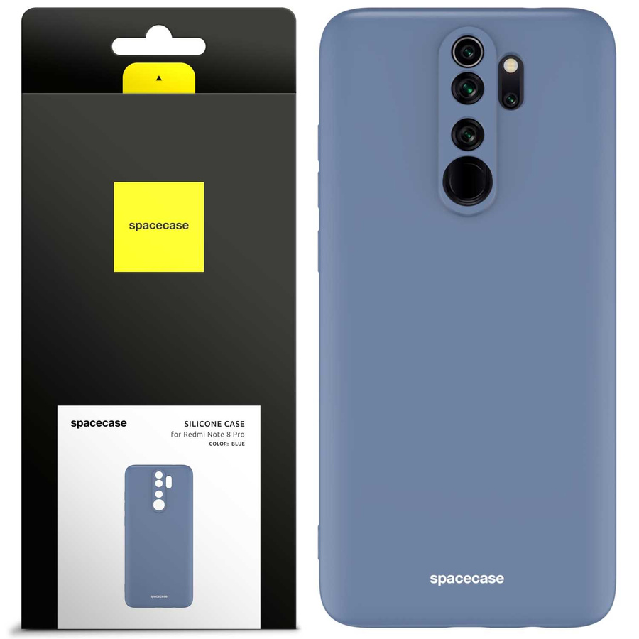 Spacecase silikona maciņš Redmi Note 8 Pro zils