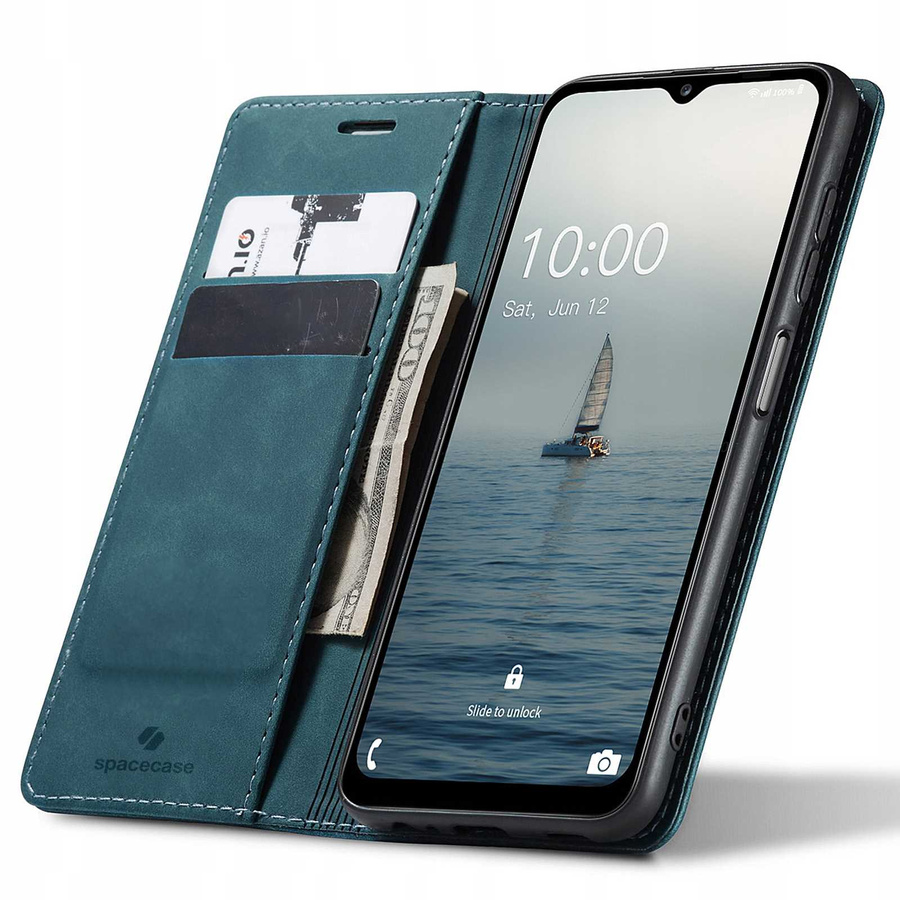 Spacecase maka tipa maciņš Galaxy A14 5G zils