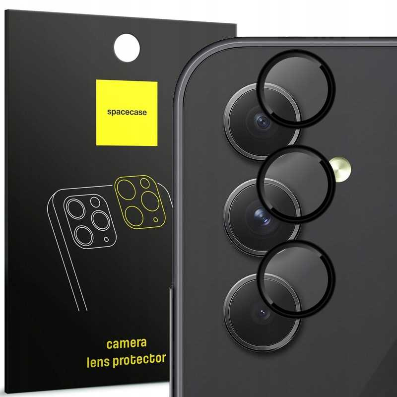 Spacecase Kameras aizsarggredzens Galaxy A54 5G melns