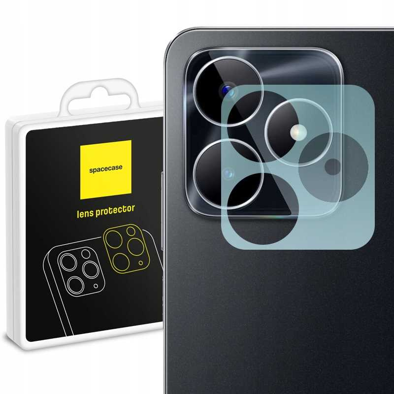 Spacecase Kameras aizsargstikls Realme C51 / C53 melns