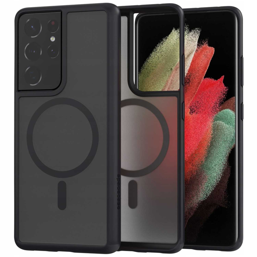 Spacecase Hibrīds magnētiskais maciņš Galaxy S21 Ultra melns