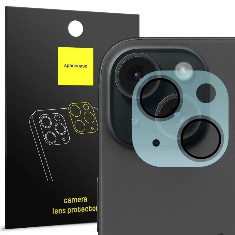 Spacecase Kameras aizsargstikls iPhone 15 / 15 Plus