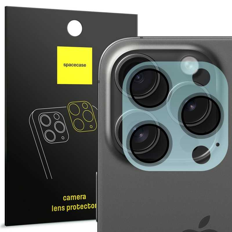Spacecase Kameras aizsargstikls iPhone 15 Pro / Pro Max