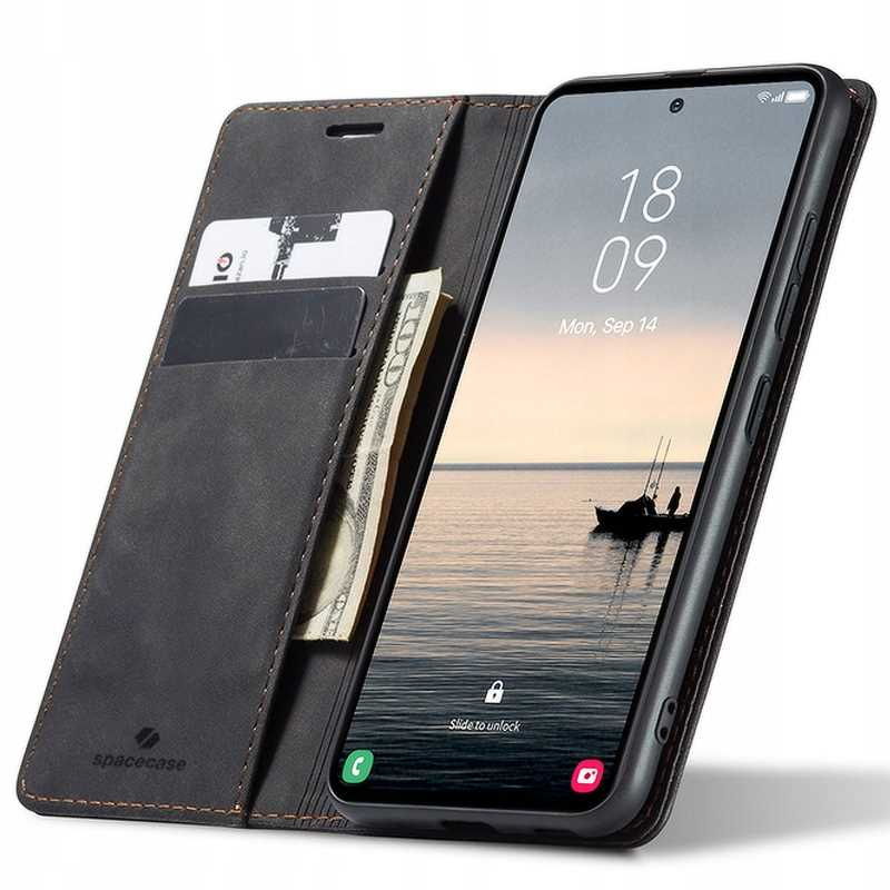 Spacecase Maciņš-maks Galaxy S23 FE melns