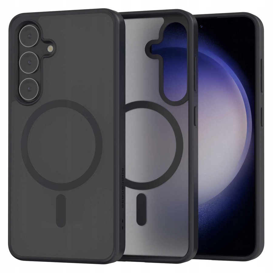 Spacecase Maciņš Hybrid Mag Galaxy S24 melns