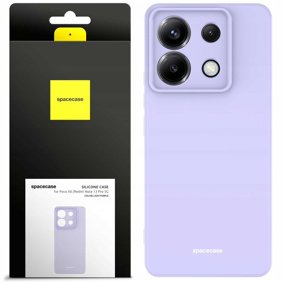 Spacecase Maciņš Silicone Case Poco X6 / RM Note 13 Pro 5G light