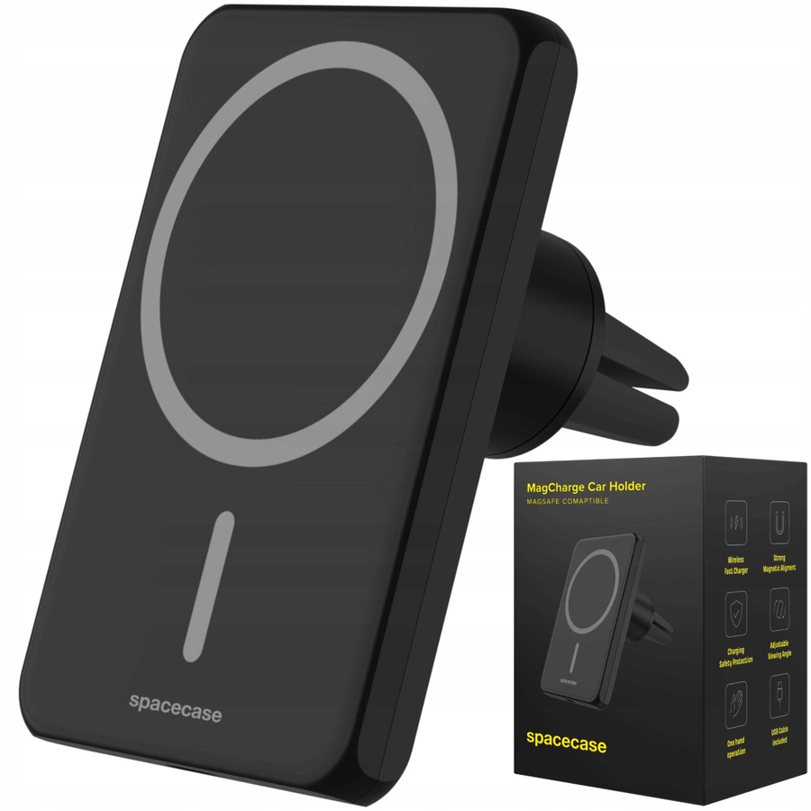 Spacecase Auto turētājs Car Holder MagCharge WM1B melns