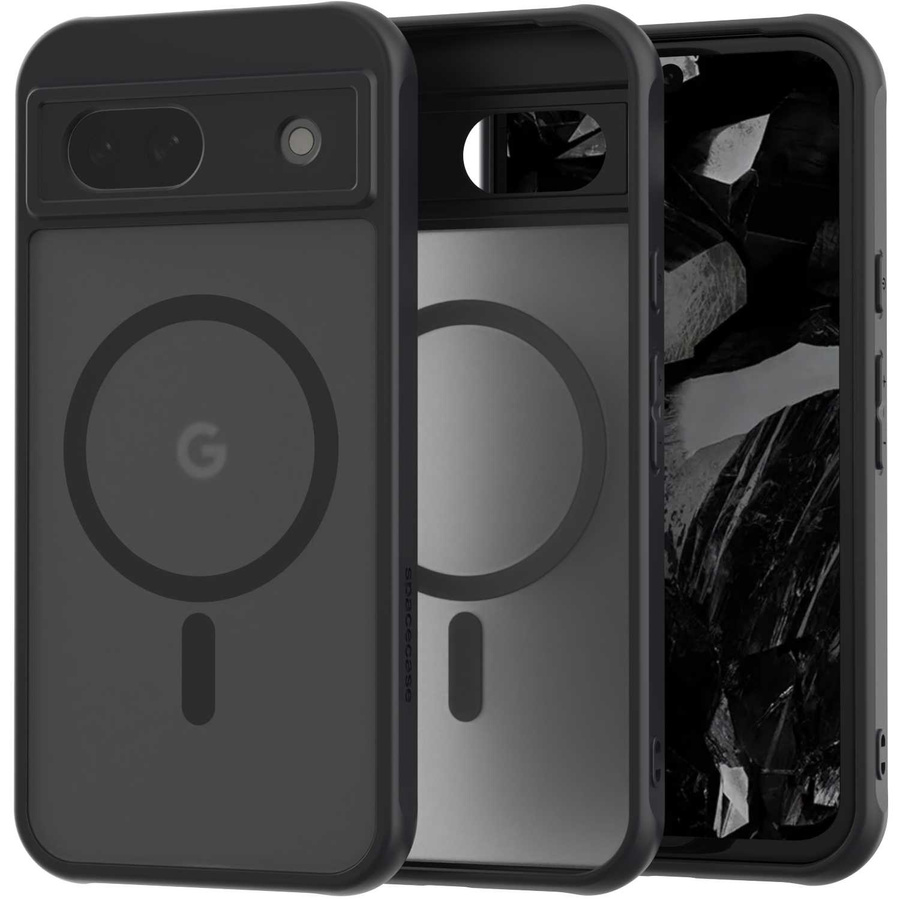 Spacecase Maciņš Hybrid Mag Google Pixel 8A melns