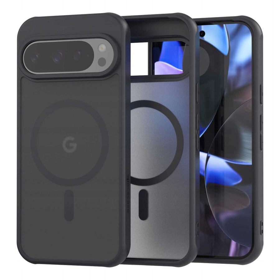 Spacecase Maciņš Hybrid Mag Google Pixel 9/9 Pro melns