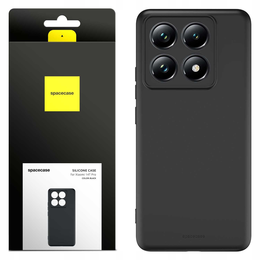 Spacecase Silikona maciņš 3.0 Xiaomi 14T Pro melns