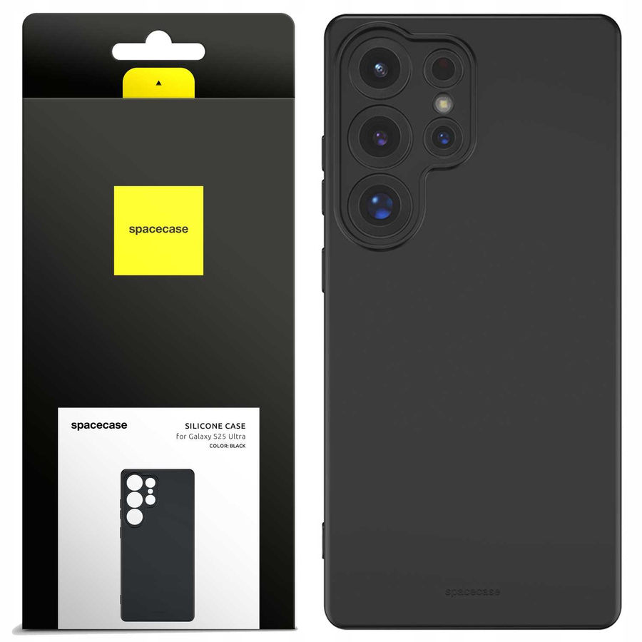 Spacecase Silikona maciņš 3.0 Galaxy S25 Ultra melns