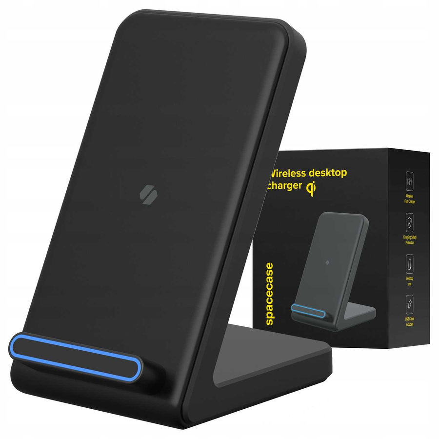 Spacecase Bezvadu lādētājs Wireless Charger WM6B melns