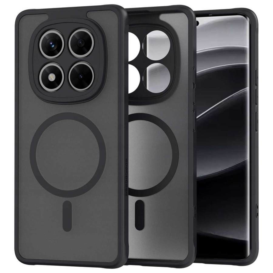 Spacecase Hybrid Mag maciņš Poco X7 5G / Redmi Note 14 Pro 5G melns