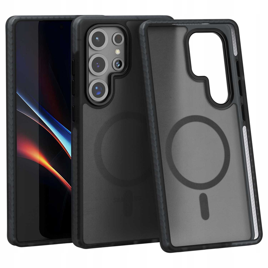 Spacecase Hybrid Fusion Mag maciņš Galaxy S25 Ultra melns