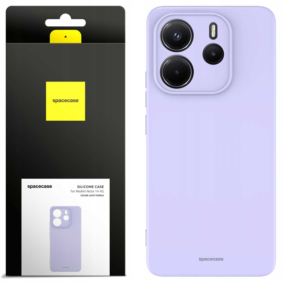 Spacecase Silikona maciņš 3.0 Redmi Note 14 5G gaiši violets