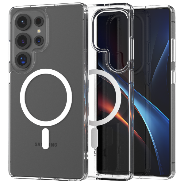 Spacecase Caurspīdīgs Mag maciņš Galaxy S25 Ultra