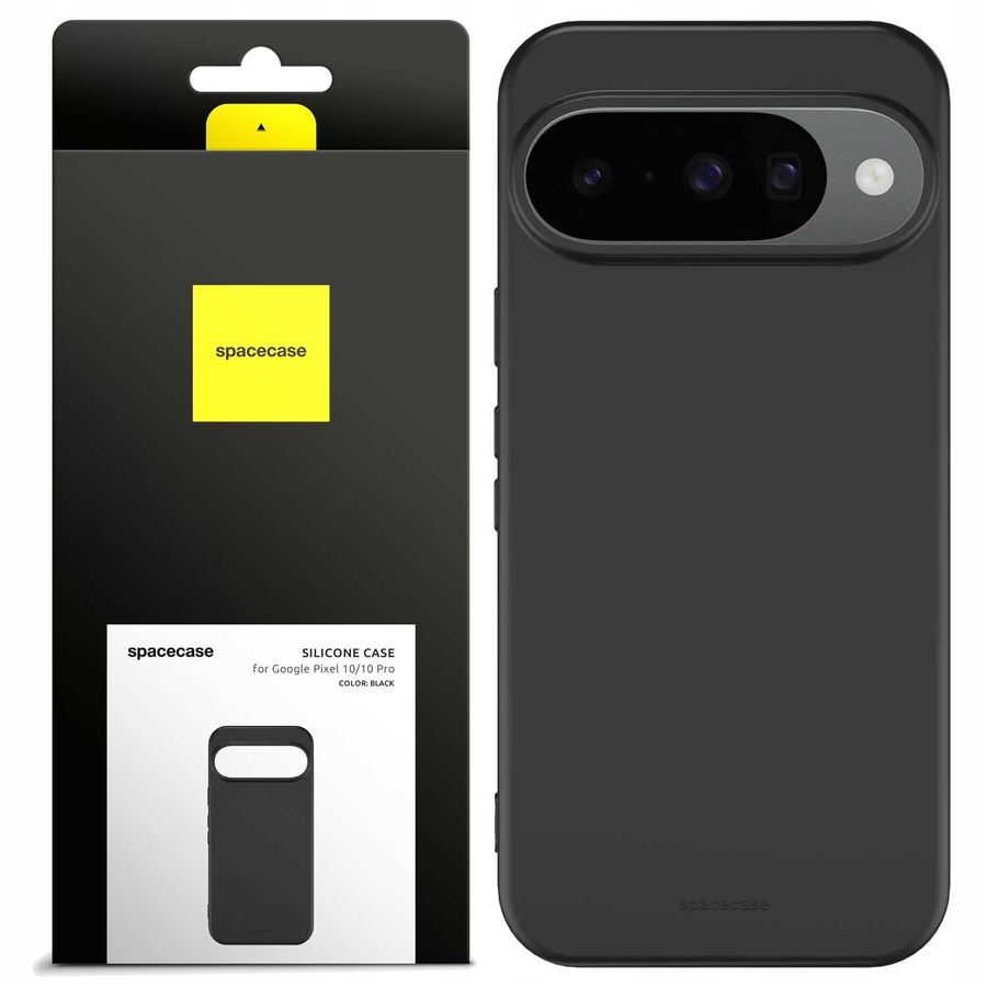Spacecase Silikona maciņš 3.0 Google Pixel 10/10 Pro melns