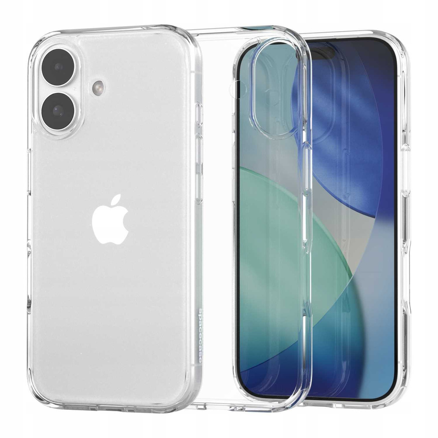 Spacecase Caurspīdīgs Hybrid maciņš iPhone 17