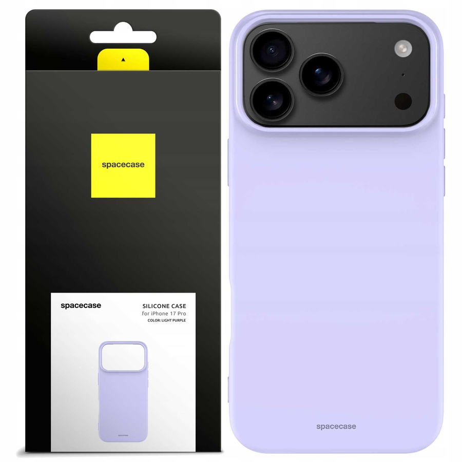 Spacecase Silikona maciņš 3.0 iPhone 17 Pro gaiši violets