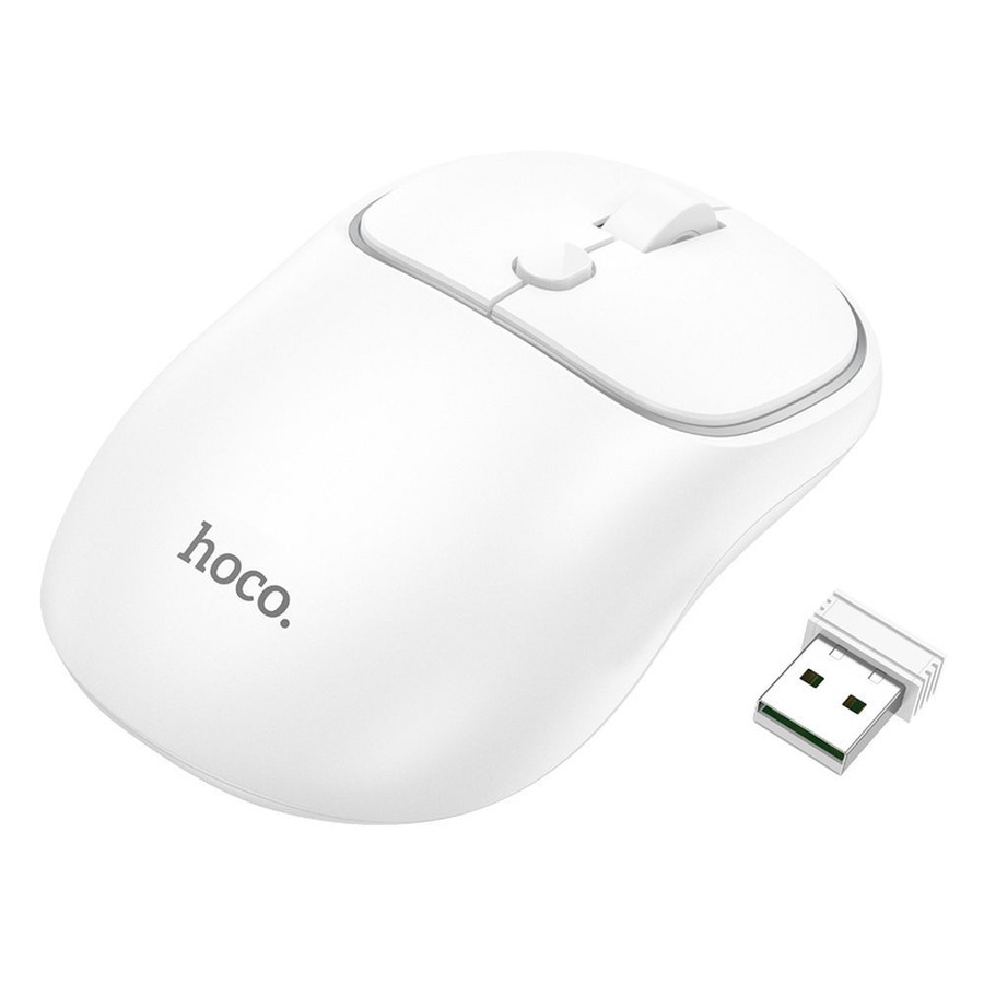 Bezvadu pele Hoco 2,4G 1600 dpi GM25 balta