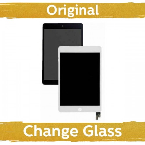 LCD Displejs Saderīgs ar iPad Mini 5 / 2019 / (5th Gen) Balts (Renewed: China)