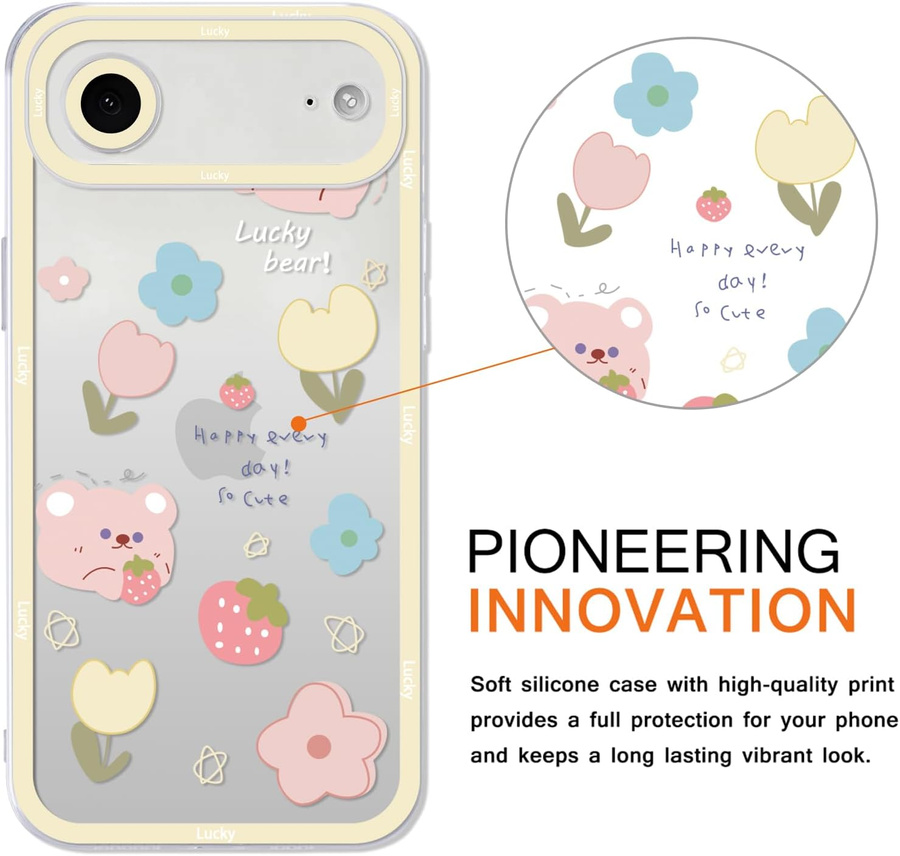 Pnakqil Iphone 17 Air Maciņš LuckyBear