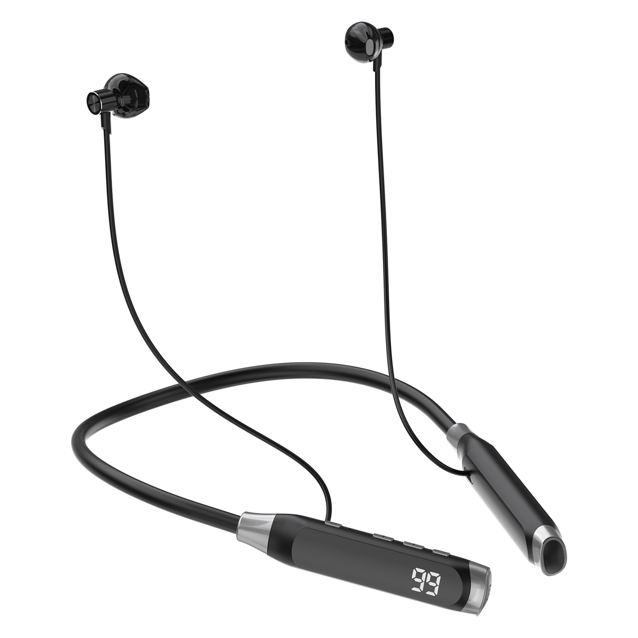 Dudao U5 Max Bluetooth Neckband bezvadu austiņas - melns
