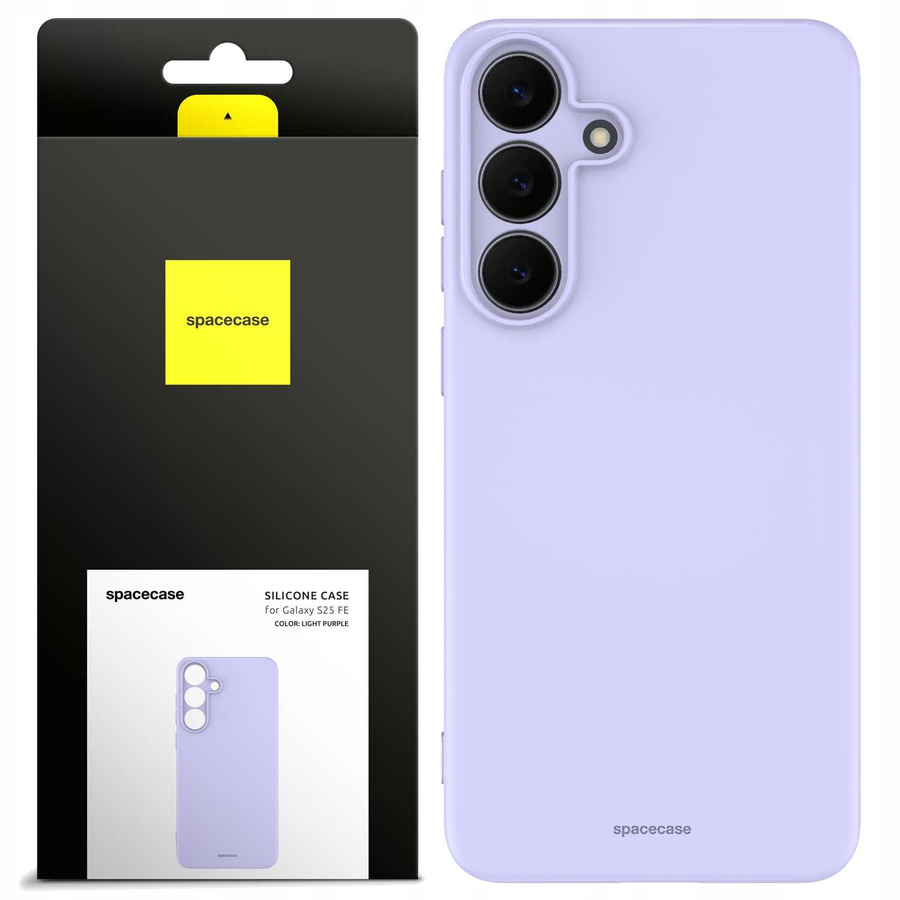 Spacecase Maciņš Silicone 3.0 Galaxy S25 FE gaiši violets
