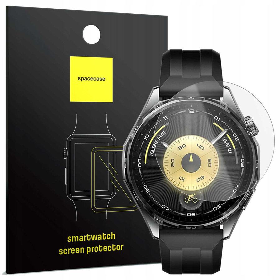 Spacecase Rūdīts stikls SW Glass 2.5D Huawei Watch GT6 46mm